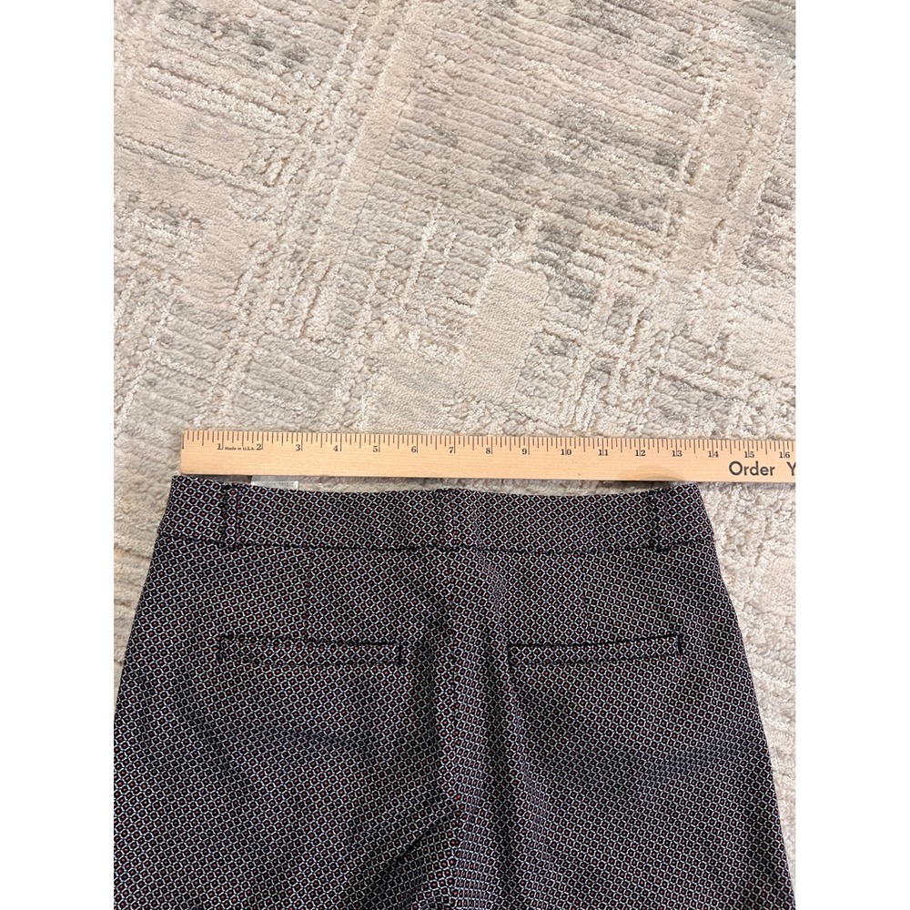 Banana Republic Sloan Fit Geometric Print Career Work Pants Size 2 - Picture 14 of 14